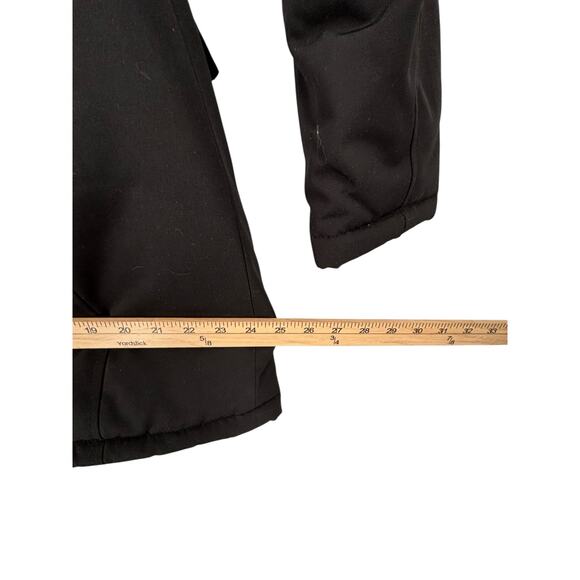 Michael Kors Anorak Snap Front Channel Quilted Jacket Black Size Large Outdoors - Picture 13 of 16